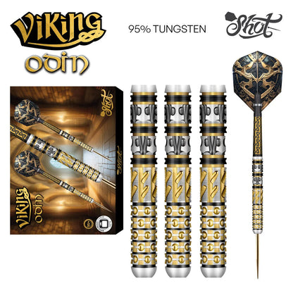 Viking Odin 95% Shot – Fléchettes Acier Set Complet - Darts180