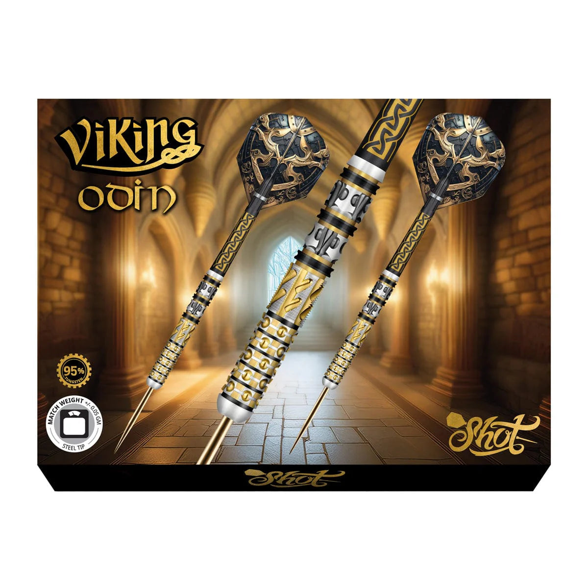 Viking Odin 95% Shot – Boîte Emballage - Darts180