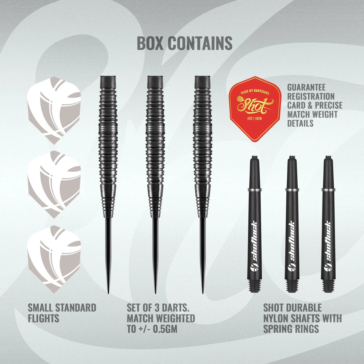 Zen Satori 90% Shot – Set de 3 Fléchettes - Darts180