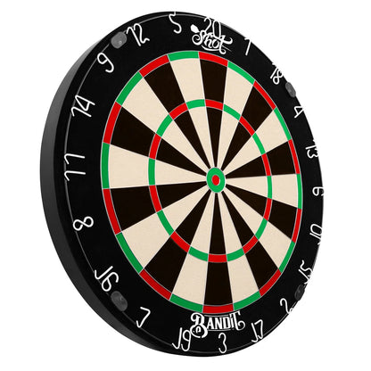 Shot Bandit Professional Dartboard – Vue de Profil - Darts180