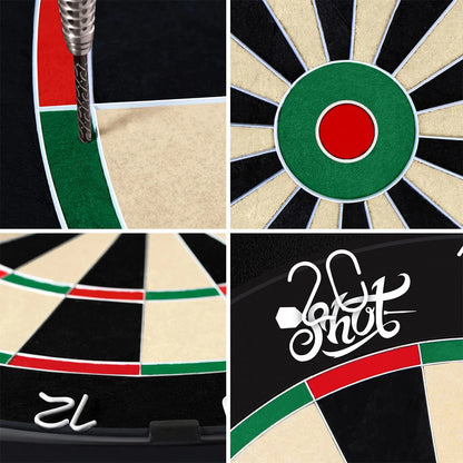 Shot Bandit Professional Dartboard – Détail Sisal - Darts180