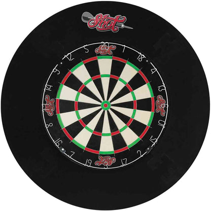 Shot 4pce Dartboard Surround Noir – Protection Murale avec Cible - Darts180