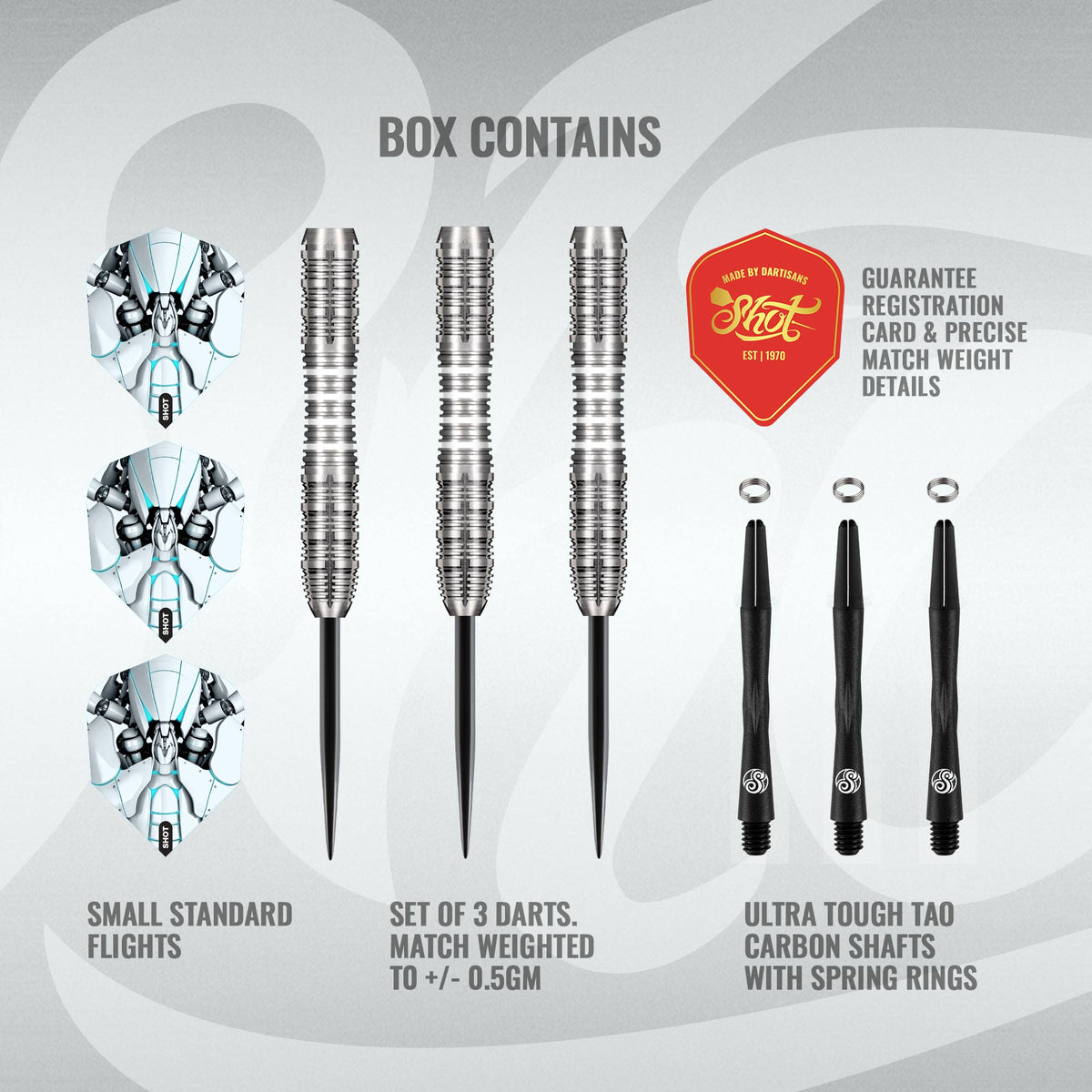 Shot AI Scorpula 90% – Contenu du Pack - Darts180