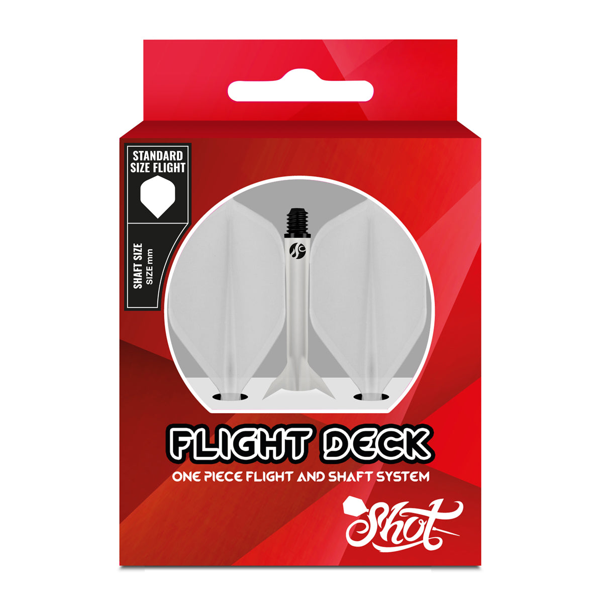 Shot Flight Deck Standard No.2 – Packaging Transparent - Darts180