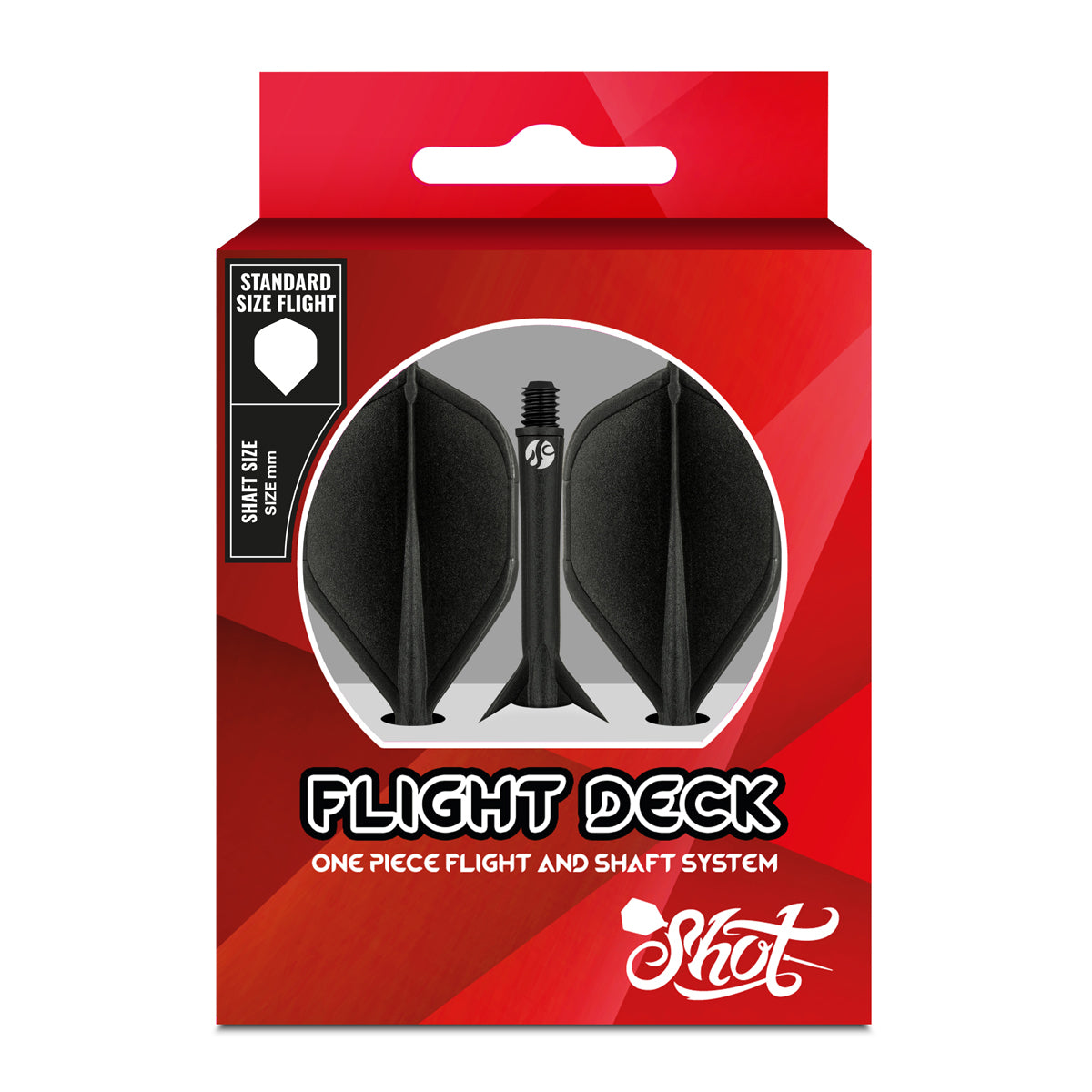 Shot Flight Deck Standard No.2 – Packaging Noir - Darts180
