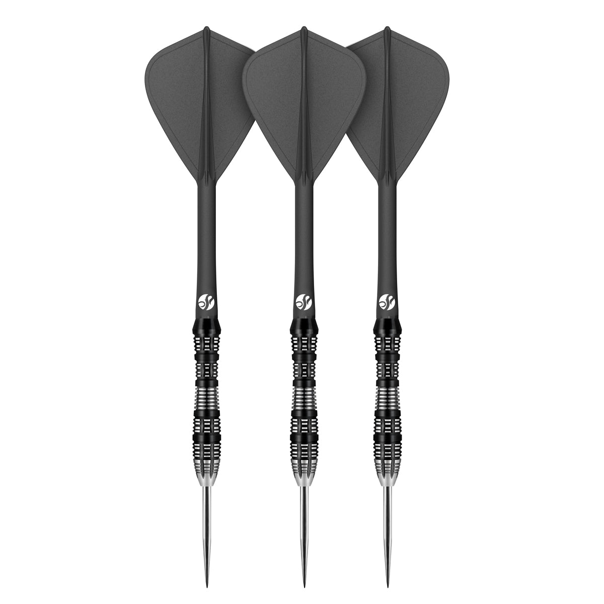 Shot Flight Deck Kite – Ailettes sur Fléchette Noir - Darts180