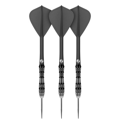 Shot Flight Deck Kite – Ailettes sur Fléchette Noir - Darts180