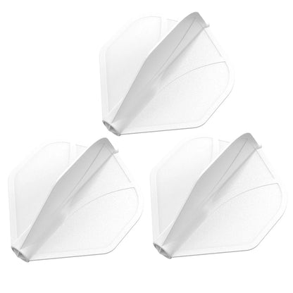 Airfoil Molded Flight No.2 Shot – 3 Ailettes Angle Blanc - Darts180