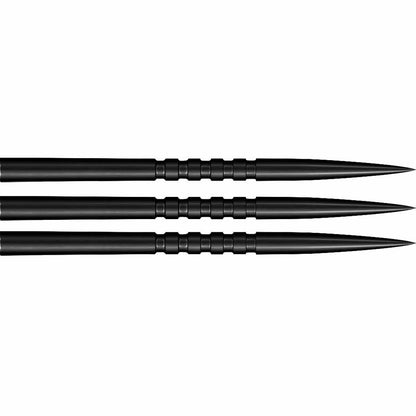 Shot Steeltip Grip Pointes Noir – 3-Up - Darts180