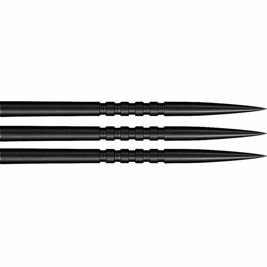 Shot Steeltip Grip Pointes Noir – 3-Up - Darts180