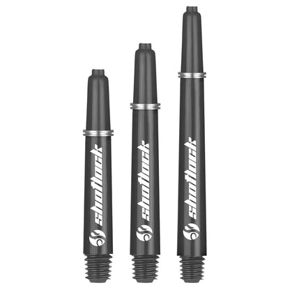 Tiges Shot Lock Noir Short – Tiges Fléchettes - Darts180