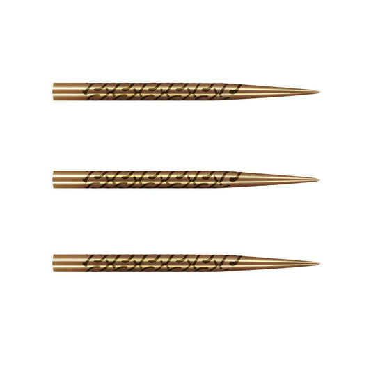 Shot Warrior Kapene Pointes Or Titanium – 3-Up - Darts180