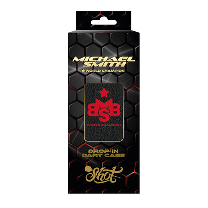 Michael Smith Drop In Étui Noir – Packaging - Darts180