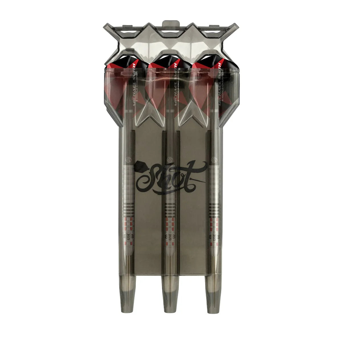 Michael Smith Drop In Étui Noir – Vue Intérieure - Darts180