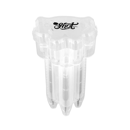 Drop In Dart Étui Transparent Shot – Face Avant - Darts180