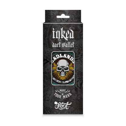 Shot Inked Dart Étui Badlands Bleu – Packaging Boîte - Darts180