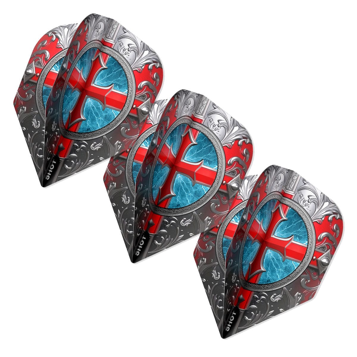 Ailettes Shot Future Knights St. George No.6 – Set de 3 Ailettes - Darts180