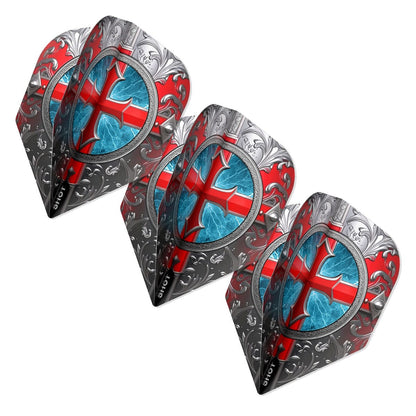 Ailettes Shot Future Knights St. George No.6 – Set de 3 Ailettes - Darts180