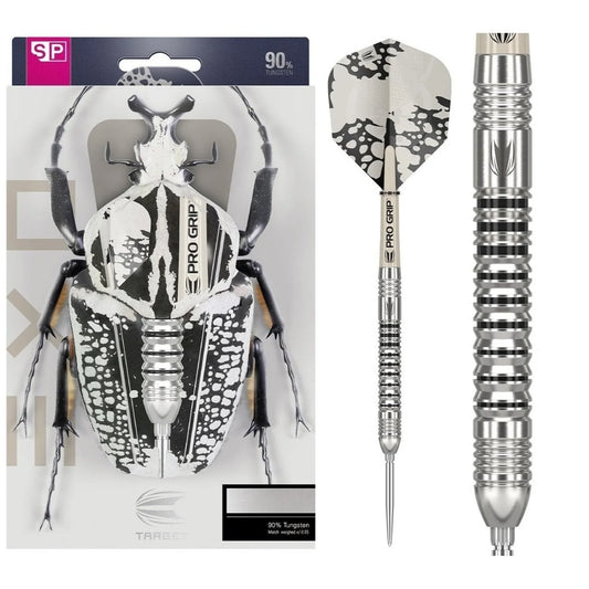 Target Exo 03 90% Swiss – Vue Ensemble Set Fléchettes - Darts180