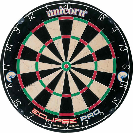 Unicorn Eclipse Pro Dartboard – Vue Face Cible Fléchettes Pro - Darts180