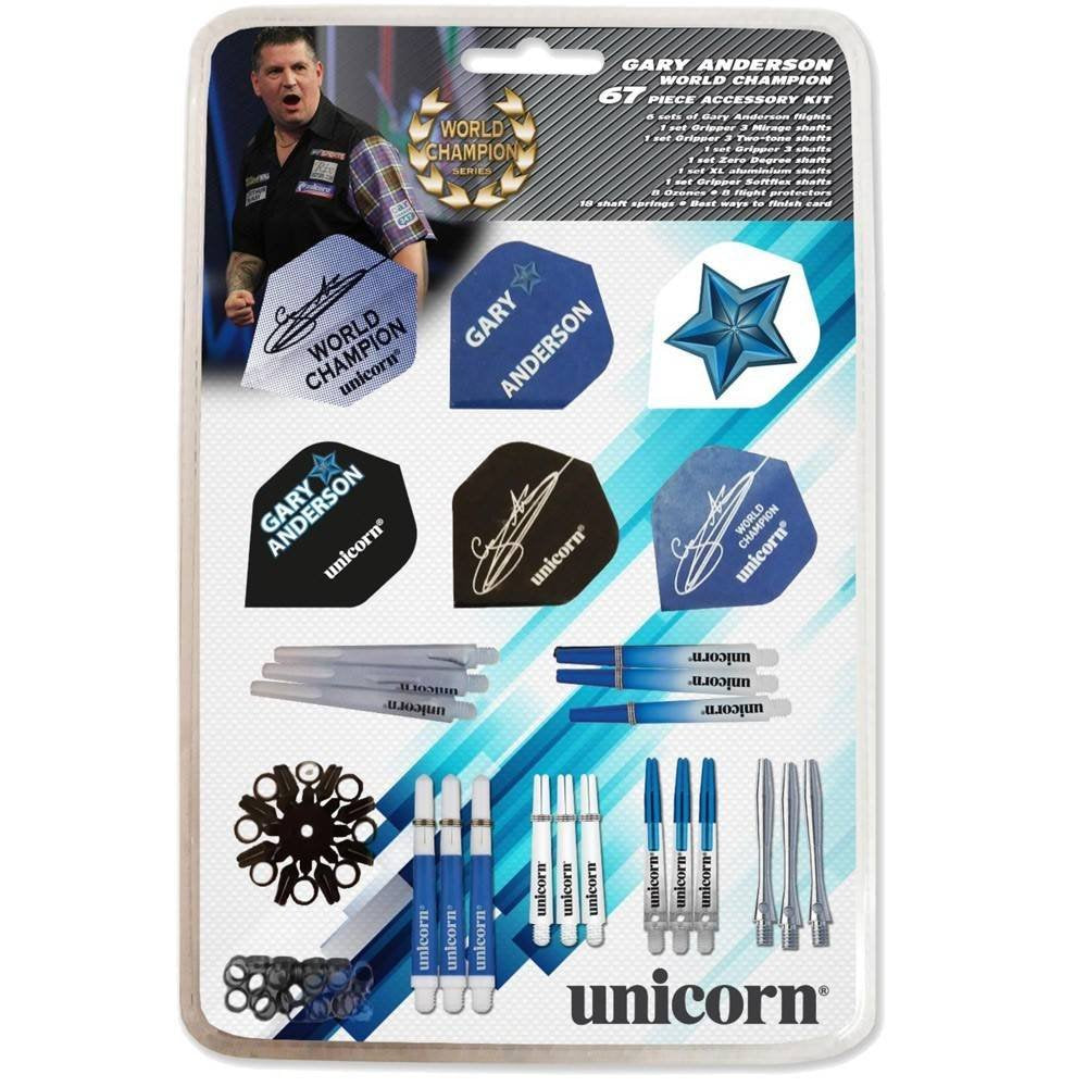 Unicorn Gary Anderson Pack Accessoires – Kit Accessoires Fléchettes - Darts180