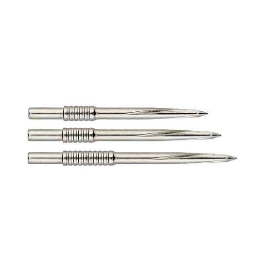 Unicorn Shouldered & Scalloped Volute Points – Pointes Fléchettes Vue Ensemble - Darts180