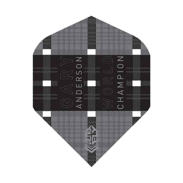 Unicorn Ultrafly Player No.2 Gary Anderson Black – Ailettes Gary Anderson Noires - Darts180