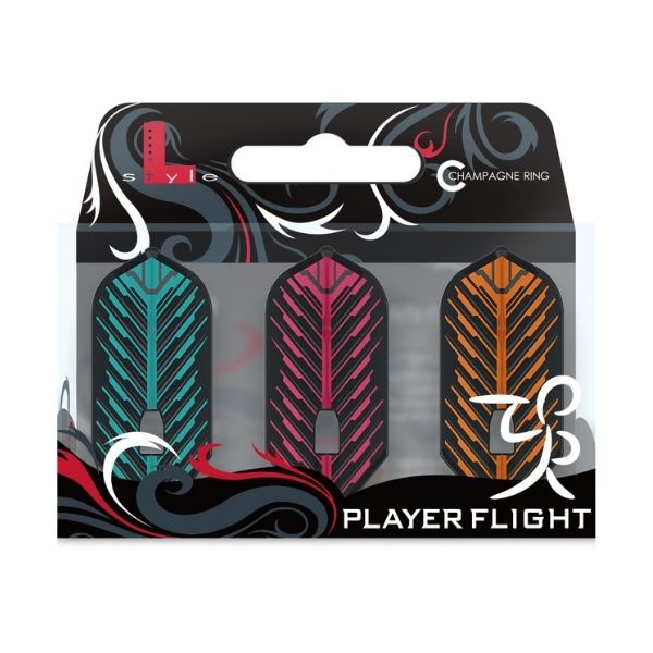 L-Style Signature Champagne Flight L6PRO Slim Alex Reyes V3 Mix – Vue Ailette Design - Darts180