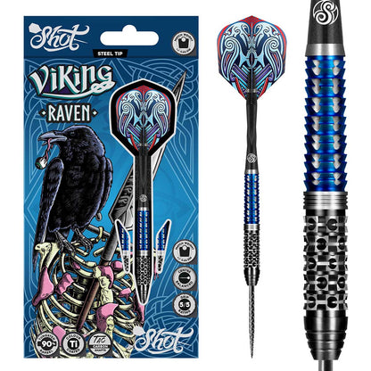 Viking Raven 90% Shot – Fléchettes Acier - Darts180