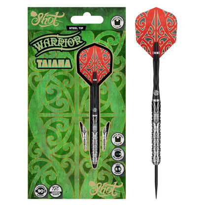 Shot Warrior Taiaha 90% – Vue Secondaire Set Complet - Darts180