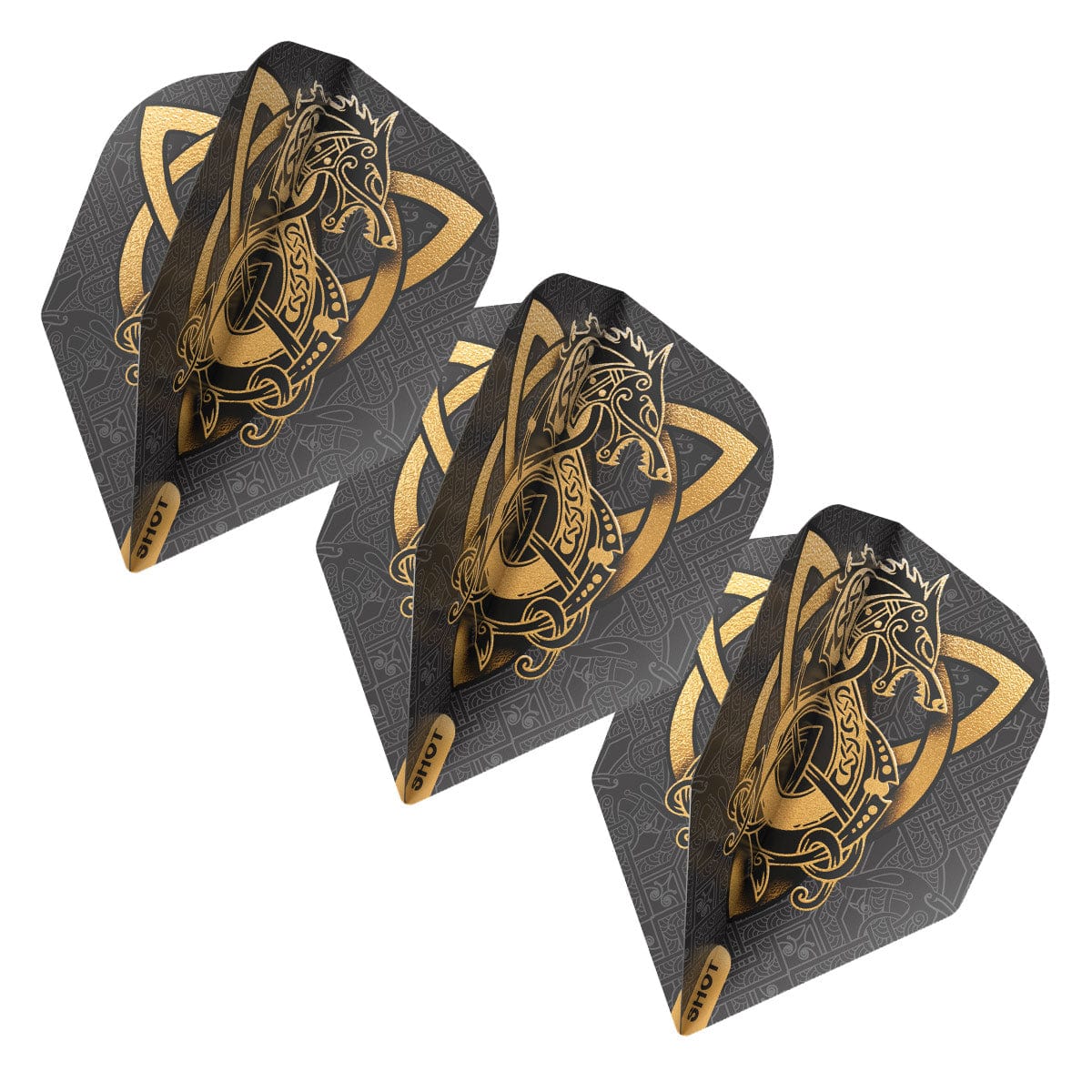 Ailettes Viking Wolf No.6 Shot – Set de 3 Ailettes - Darts180