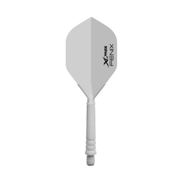 XQMax Fenix Molded Flights Blanc – Ailettes Moulées Blanc Vue 2 - Darts180