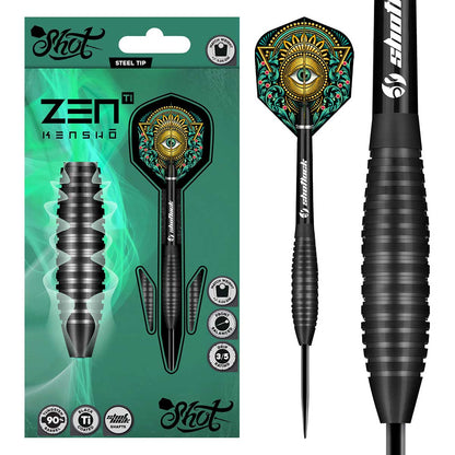 Zen Kensho 90% Shot – Fléchettes Acier - Darts180