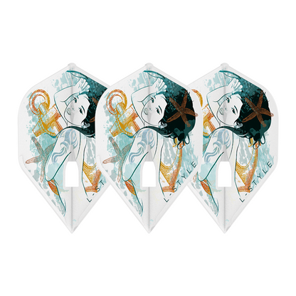 L-Style Signature Champagne Flight L1PRO Zodiac Aquarius – Set Ailettes - Darts180