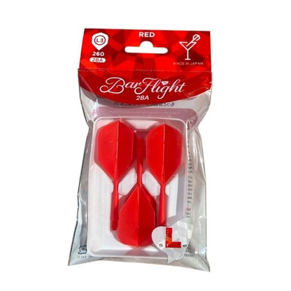L-Style BarFlight 2BA – Ailettes Fléchettes Rouges Bar - Darts180
