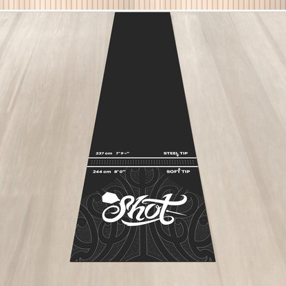 Shot Rubber Dart Mat 300x62 cm – Vue d'Ensemble - Darts180