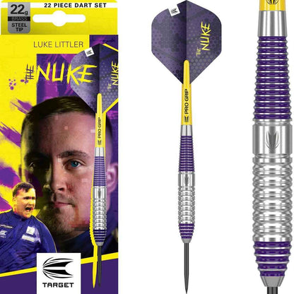 Target Luke Littler Laiton – Vue Ensemble Fléchettes Laiton - Darts180
