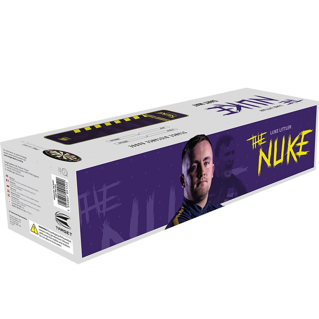 Target Luke Littler The Nuke Dart Mat – Vue Produit Tapis Jeu - Darts180