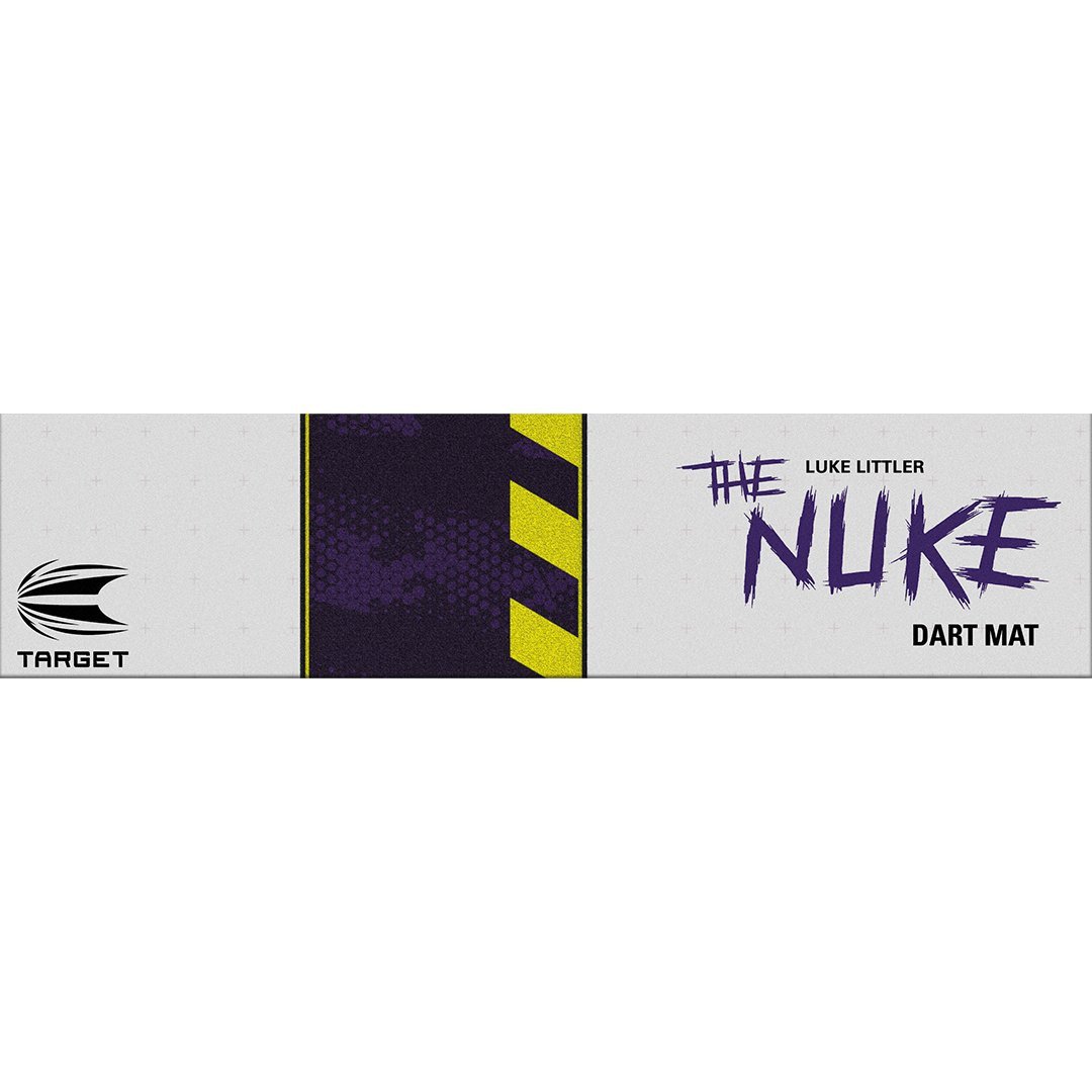 Target Luke Littler The Nuke Dart Mat – Vue Ensemble Tapis Sol - Darts180