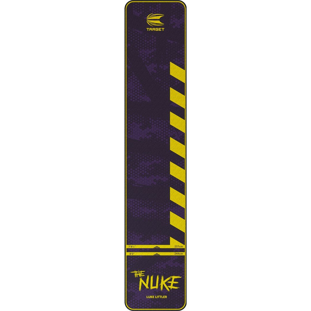 Target Luke Littler The Nuke Dart Mat – Vue Ensemble Tapis Sol 5 - Darts180