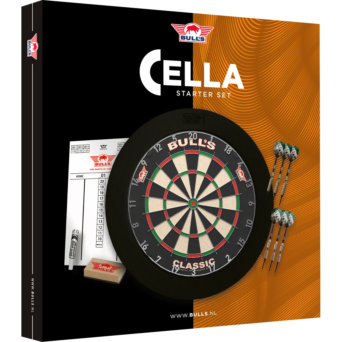 Bull's Cella Starter Pack – Packaging - Darts180